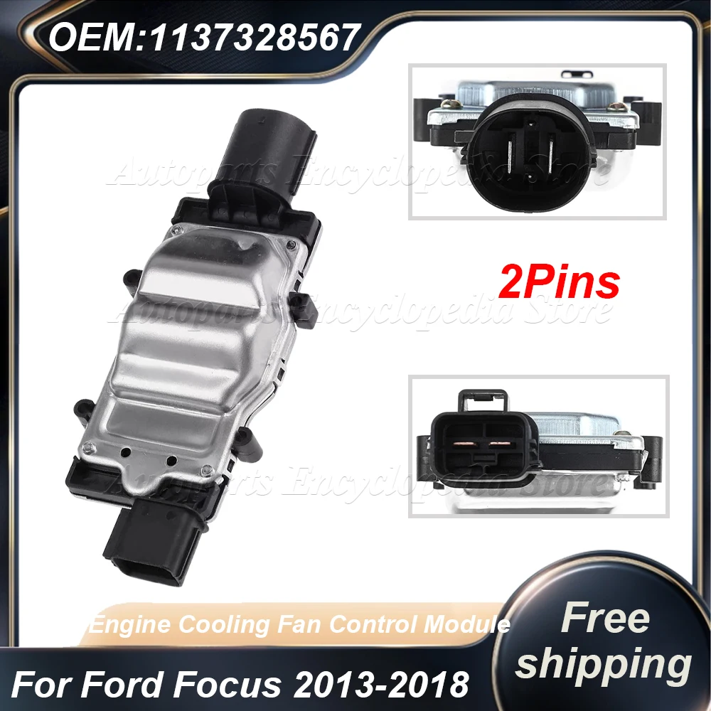 

1137328464 Fit For Ford Focus 2012 2013-2018 1137328505 1137328713 Car Engine Cooling Fan Control Module 1137328567