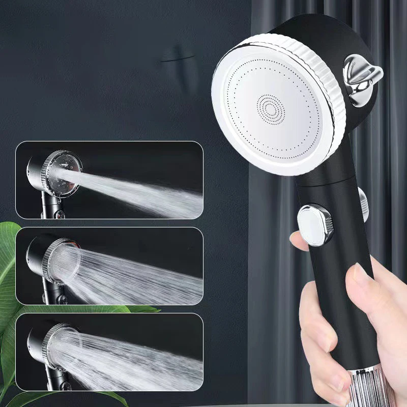 

3 Modes Shower Head Showerhead With Brush Filter Spa Message High Pressure Portable Mixer Bathroom Faucet Accessories Set