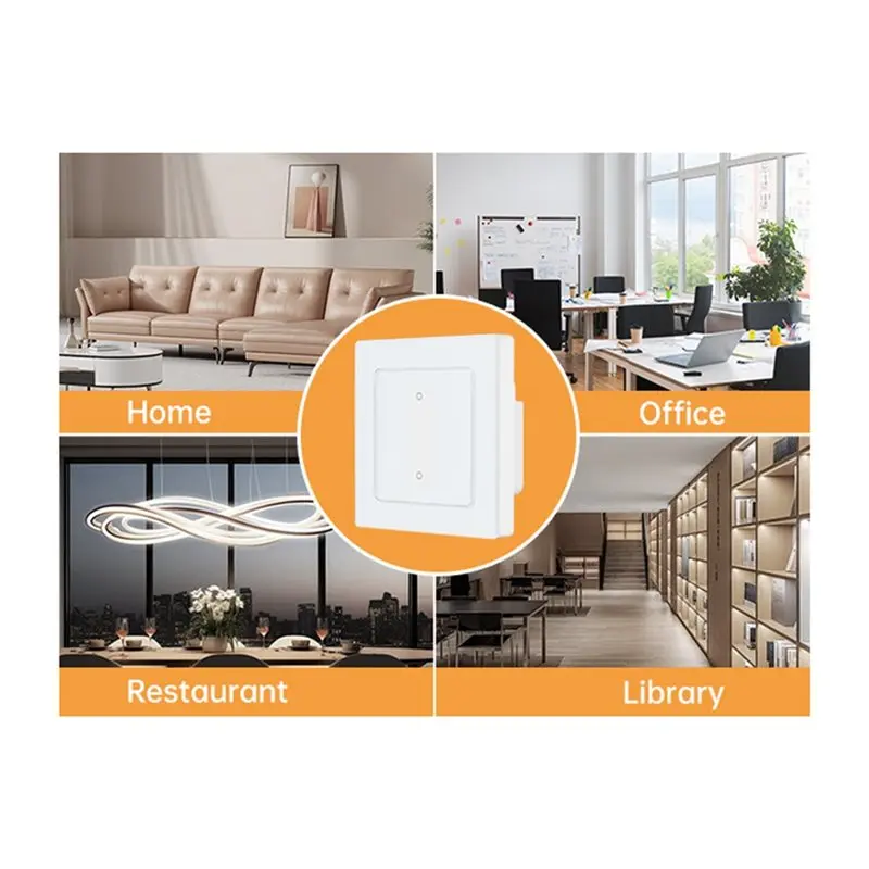 AS95-Tuya Wifi Smart Light Switch App التحكم عن بعد مع Alexa Google Home Route