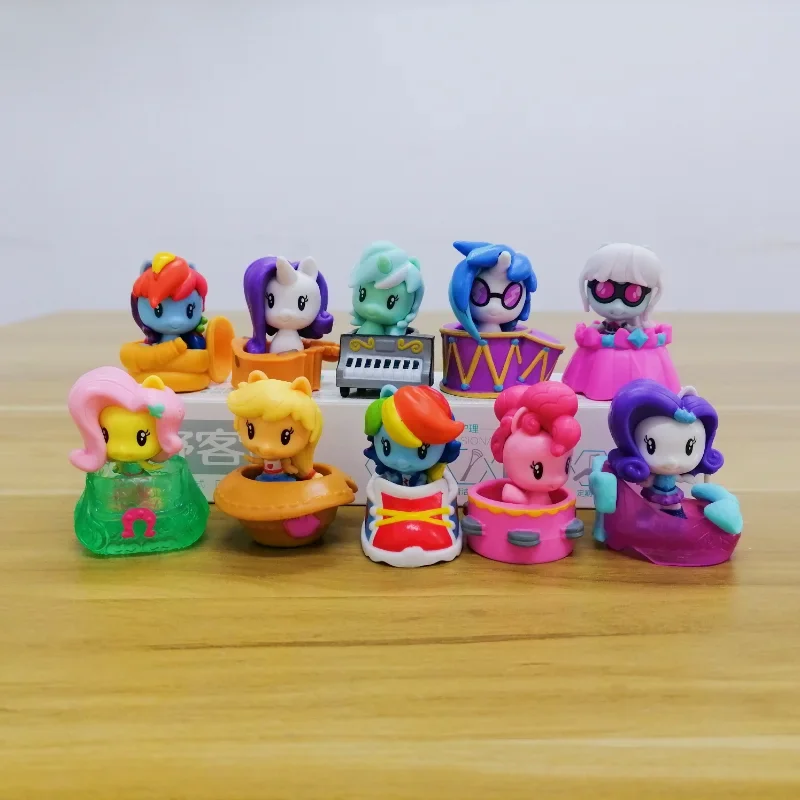 Hasbro My Little Pony Figurine Cute Wedding Balloon Doll Toys Fluttershy Pinkie Pie Rarity Surprise Figure Kids Gifts Blind Box