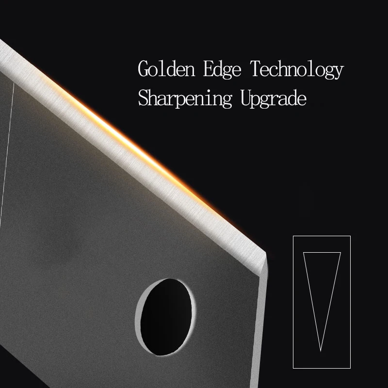 M&G SK5 أسود بليد سكّين متعدّد الاستخدامات 9/18 مللي متر قفل تلقائي التفاف سكين ورق جدران كبير للاستخدام المكتبي #3