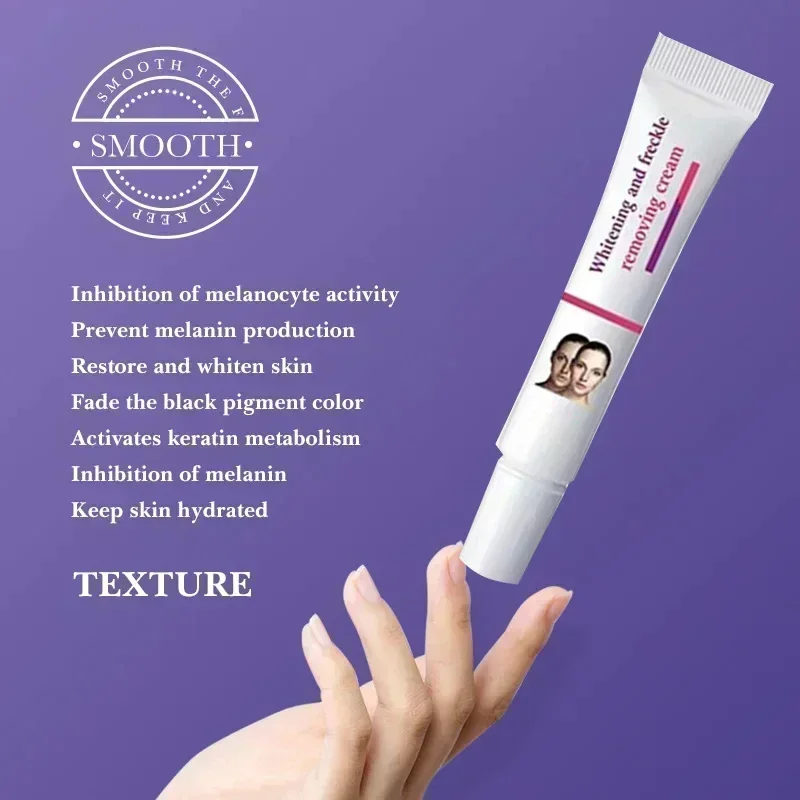 Anti-freckle cream to remove dark spots, chloasma, age spots, sun spots, skin whitening and anti-freckle cream