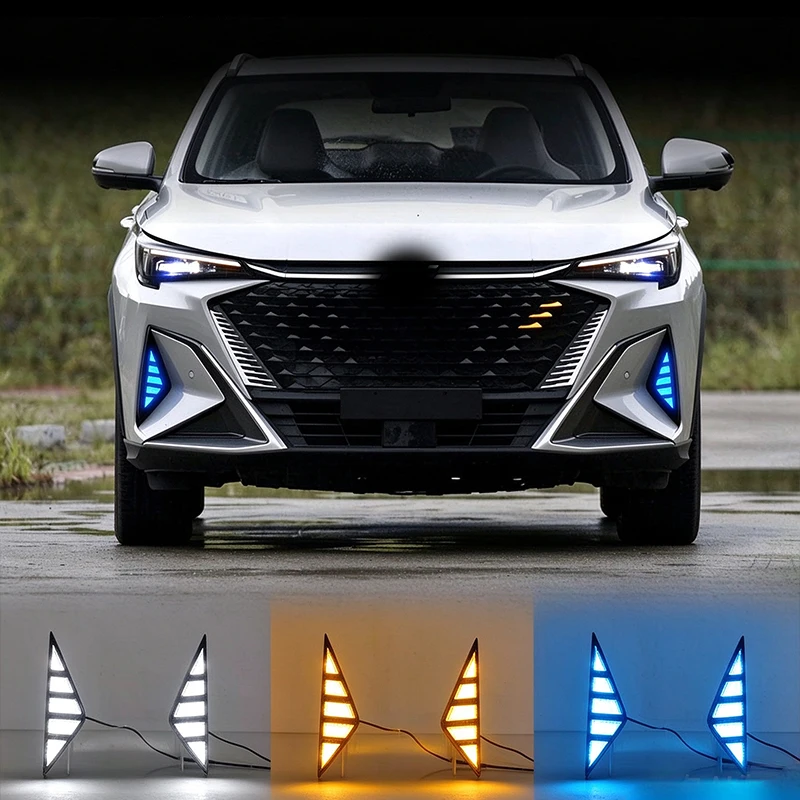 2pcs for Changan Cs35 Max 2026 Front Bumper Decorative Light
