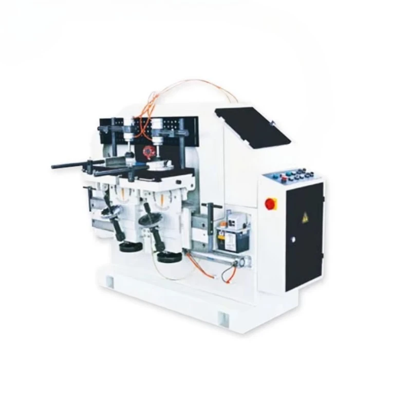 Through Feed CNC Double End Tenoner and Automatic Wood Tenoning Machine for square Round Tenon Cutting Tools