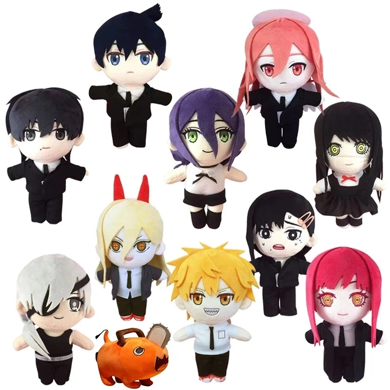 20cm Anime Chainsaw Man Angel Devil Hayakawa Aki Cosplay Plush Doll Toy Cute Soft Stuffed Pillow Birthday Gift