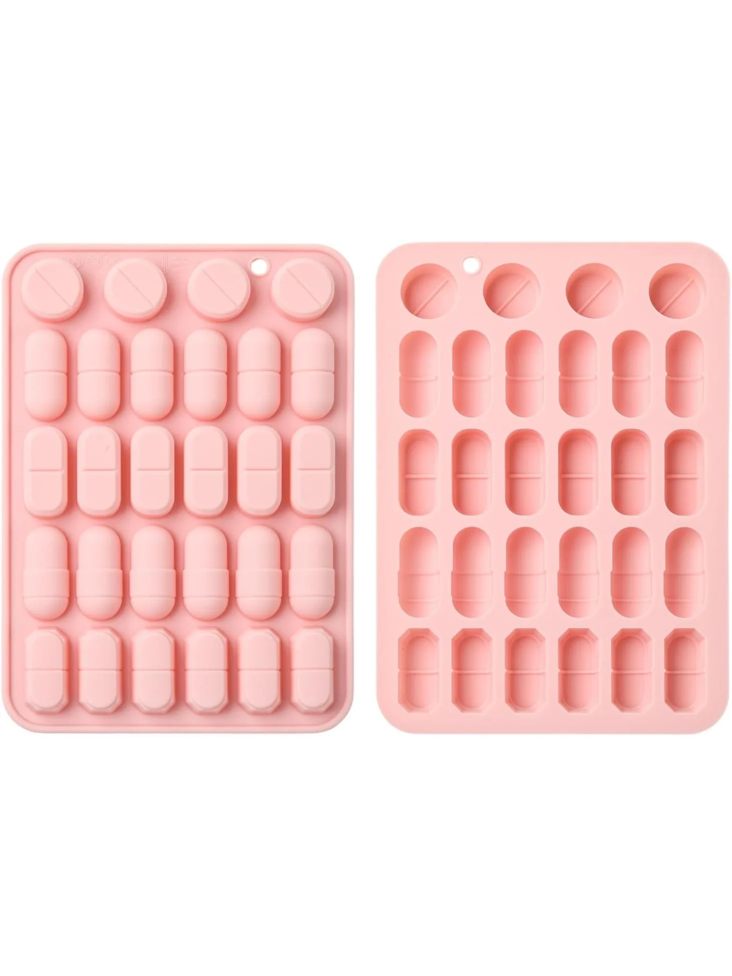 Moules en Silicone en forme de pilule à 28 cavités, thème médical, outil de cuisson, moule pour l'artisanat, décoration de gâteau en gelée de chocolat