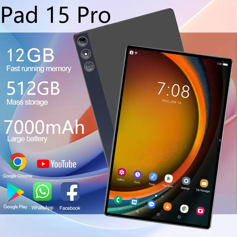 

New 10.1 Inch Tablets Octa Core 4GB RAM 64GB ROM Dual SIM Cards 3G Phone Call WiFi Bluetooth Google Play Tablet Pc Android 9.0