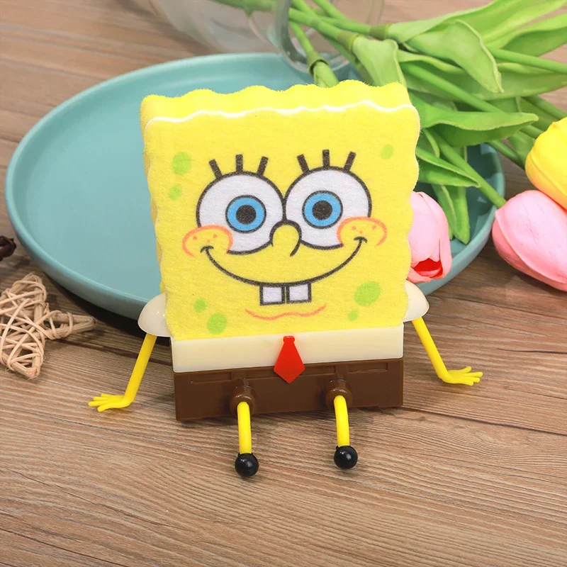 SpongeBob Kitchen Storage Sink Drain Rack Basket Sponge Holder Household Supply Accessories Creativity Cute Dishwashing Sponge