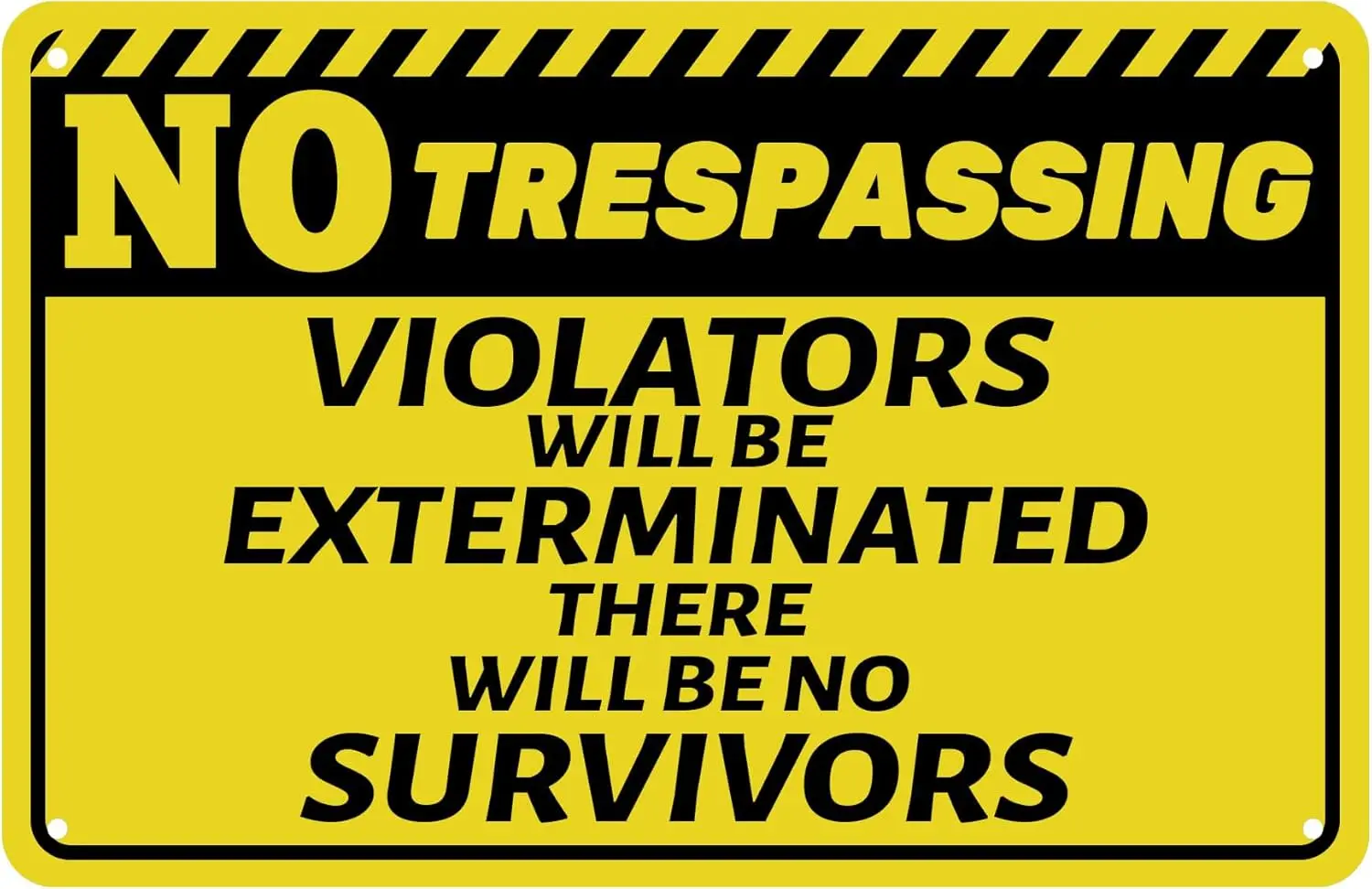 Warning Danger Sign No Entry Sign Notice Sign Safety Tin Metal Sign No Trespassing Warning Sign Warning Reminder Wall Decor Yell