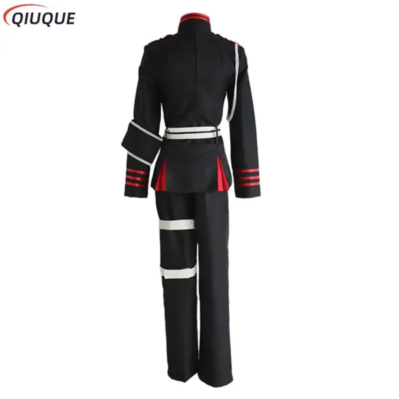 Ichinose Guren Cosplay Seraph of the end Cosplay Costume Wig Anime Owari no Seraph Military Uniforms Men Black Suit Outfits