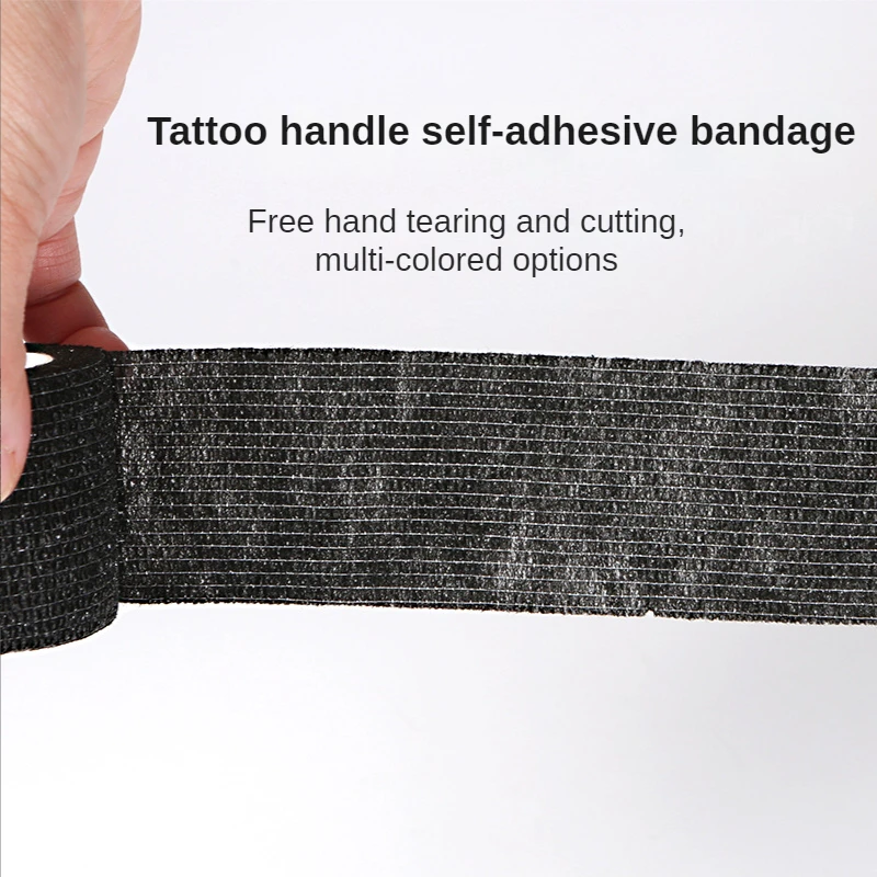 20/30/50Pcs  Waterproof Tape Tattoo Handle Bandage Anti-slip Athletic Nonwoven Disposable Self-adhesive Elastic Bandage
