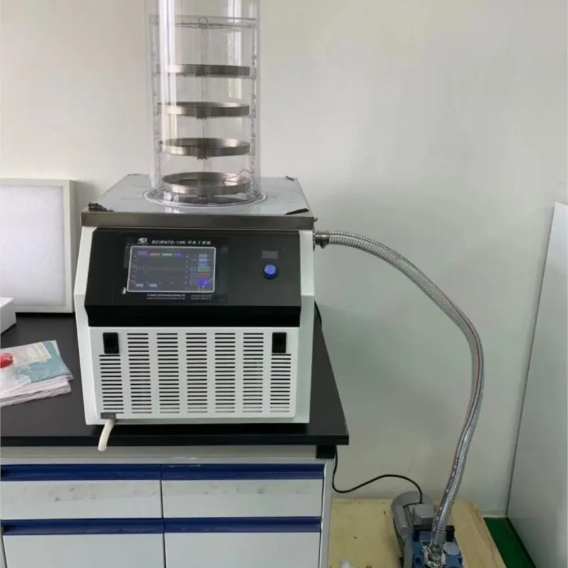 Small Laboratory Home Mini Vacuum Lyophilizer Freeze Dryer Machine Freeze Dryer Machine For Food Commercial