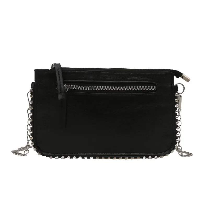 

2025 New Vintage Small Crossbody Bag for Women, Genuine Leather Chain Strap Multi-way Shoulder Purse, Retro Chic Compact Bag