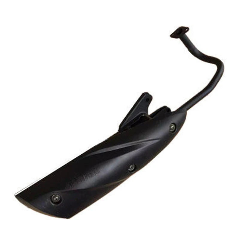 Motorcycle Exhaust Pipe for Baotian Kymco Guangyang Haojin Dayun GY650 BT50 GY6-80 50-80cc Scooter Outlet Heat Protecter Muffler