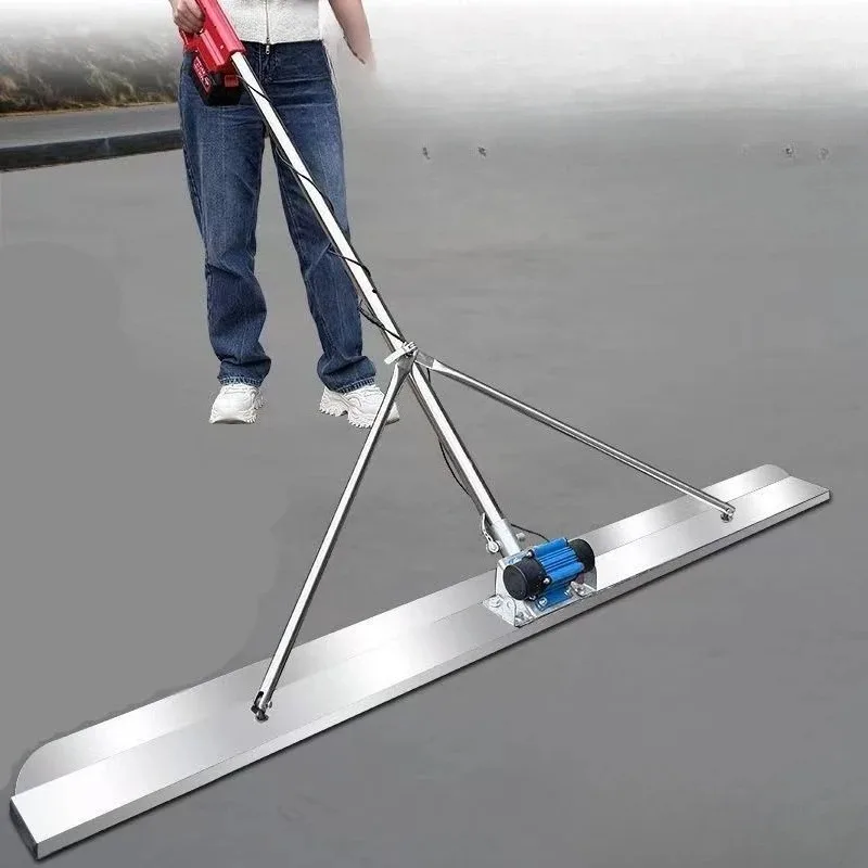 Concrete electric scraping ruler cement floor lithium battery vibrating ruler vibrating leveling and laminating machine