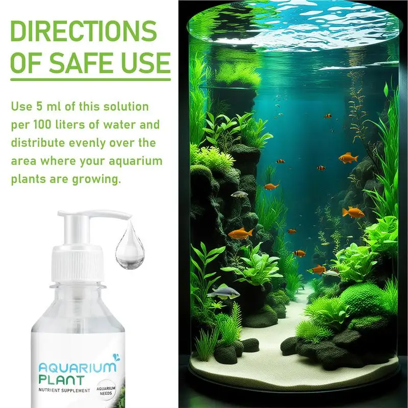 

Plant Food 100ml Plant Food Aquarium Plant Food Organic Aquatic Plant Nutritional Supplement Plant Food Aquarium Fertilizer