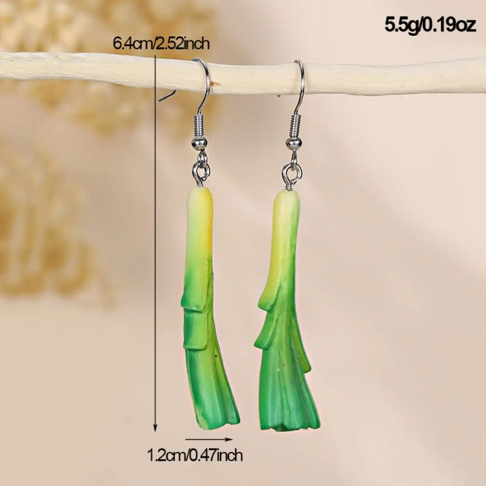 Bohemia Earrings Simulated Vegetable Dangle Earring Lettuce, Broccoli Cute Earrings Onion Jewelry Accessories Mushroom Earrings