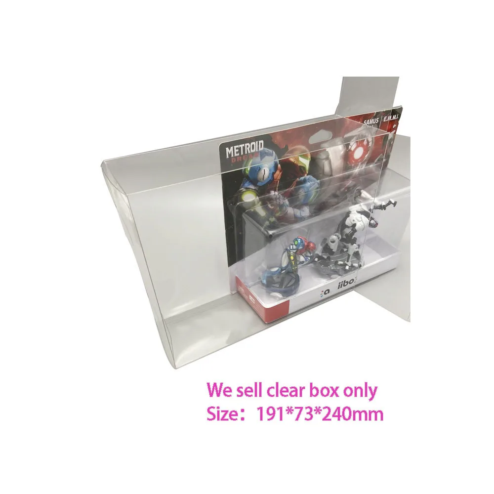 Transparent PET protective cover For SWITCH NS ami-ibo metroid dread game special edition limited storage display box