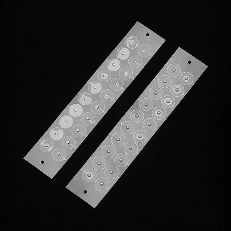 1/5/10 Blatt Ohrdruck-Stick Akupunktur Magnetische Perlen Aurikulare Ohrpflaster Massage-Ohrpflaster Transparente Ohrpunkt-Aufkleber – Detail 10