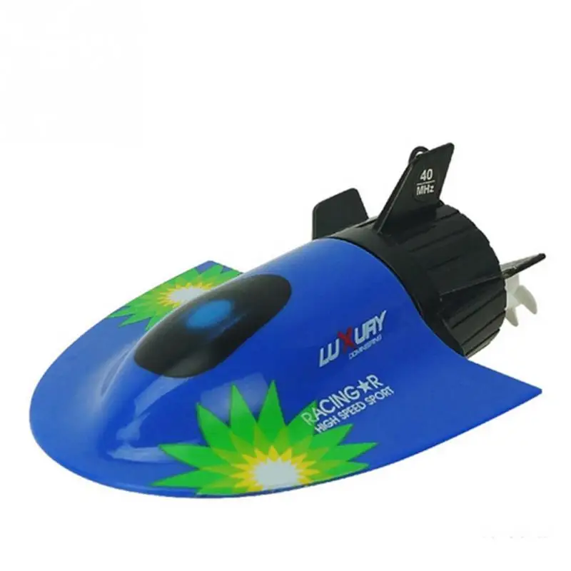 RC Submarine Mini Marine Speed Boat Racing Radio Remote Controller Pigboat Toys for Kids Outdoor Pool Fun Toy Quality Motor
