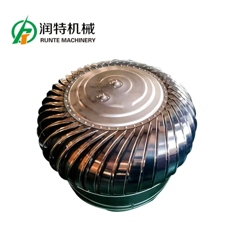 QiluRunte غطاء محرك السيارة غير بالطاقة تهوية السقف 304 سميكة الفولاذ المقاوم للصدأ نبات تربية العادم مروحة مقاومة للمطر