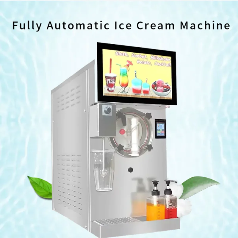 상업용 과일 주스 아이스크림 기계 초콜릿 아이스크림 기계 다기능 스노우 머드 기계