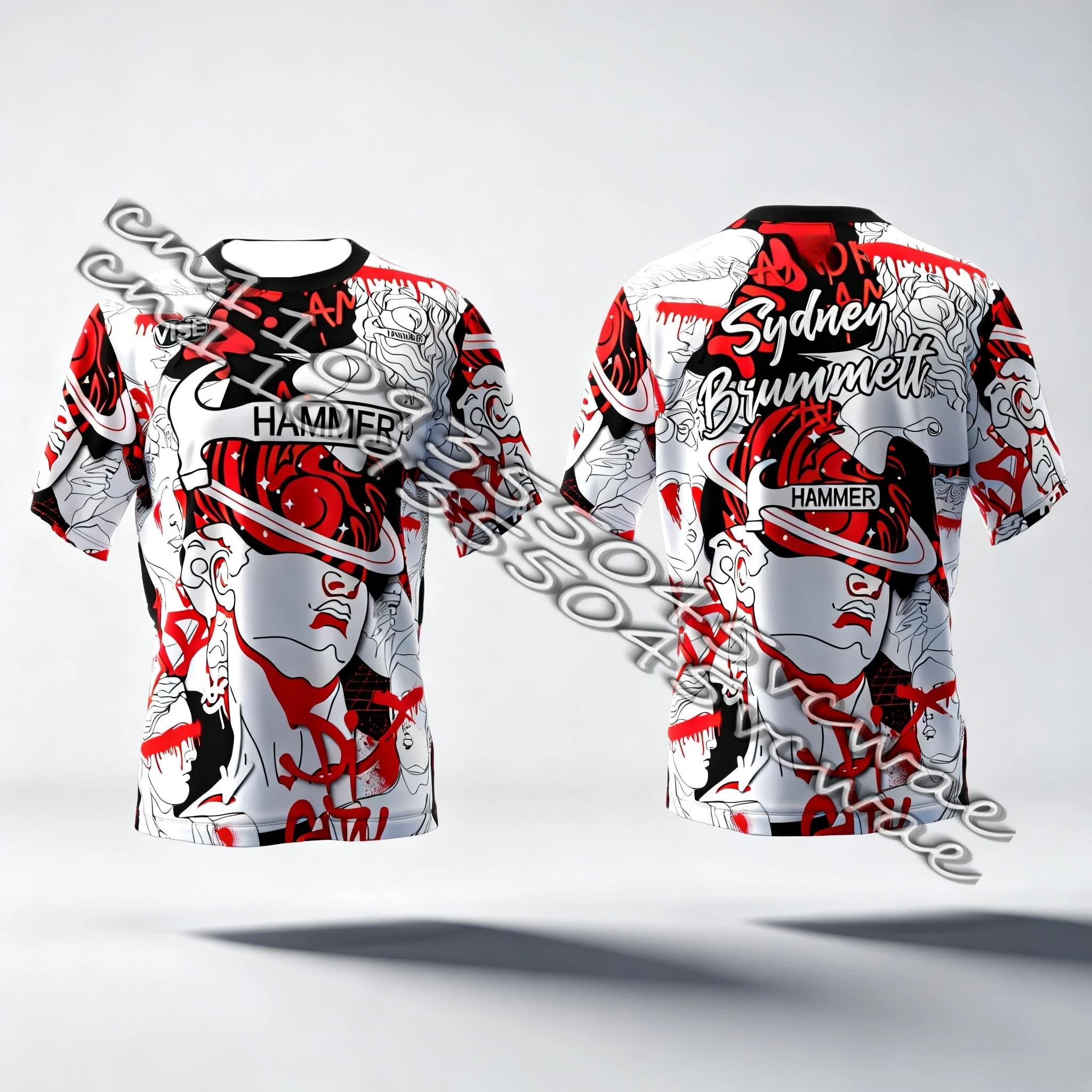 

2026New Bowling Clothes, Streetwear, Outdoor Sports and Fitness Training Clothes, Short Sleeved T-shirts for Boys and Girls Moto