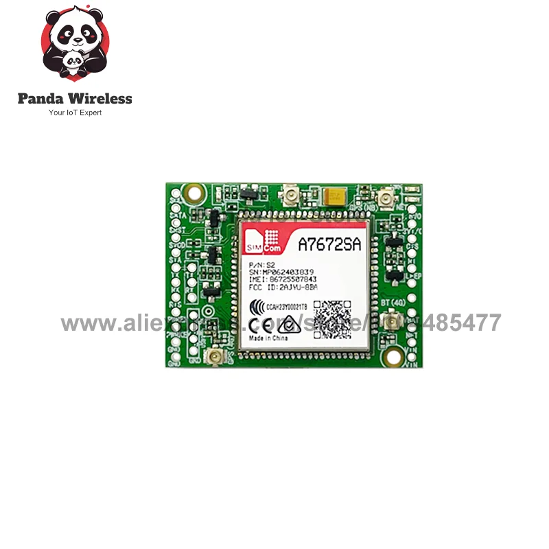 

SIMCOM A7672SA FASE Core Board CC-MCore-A7672SA-FASE LTE CAT1+4G+2G+BT+GNSS 23PIN B1/B3/B5/B7/B8/B20