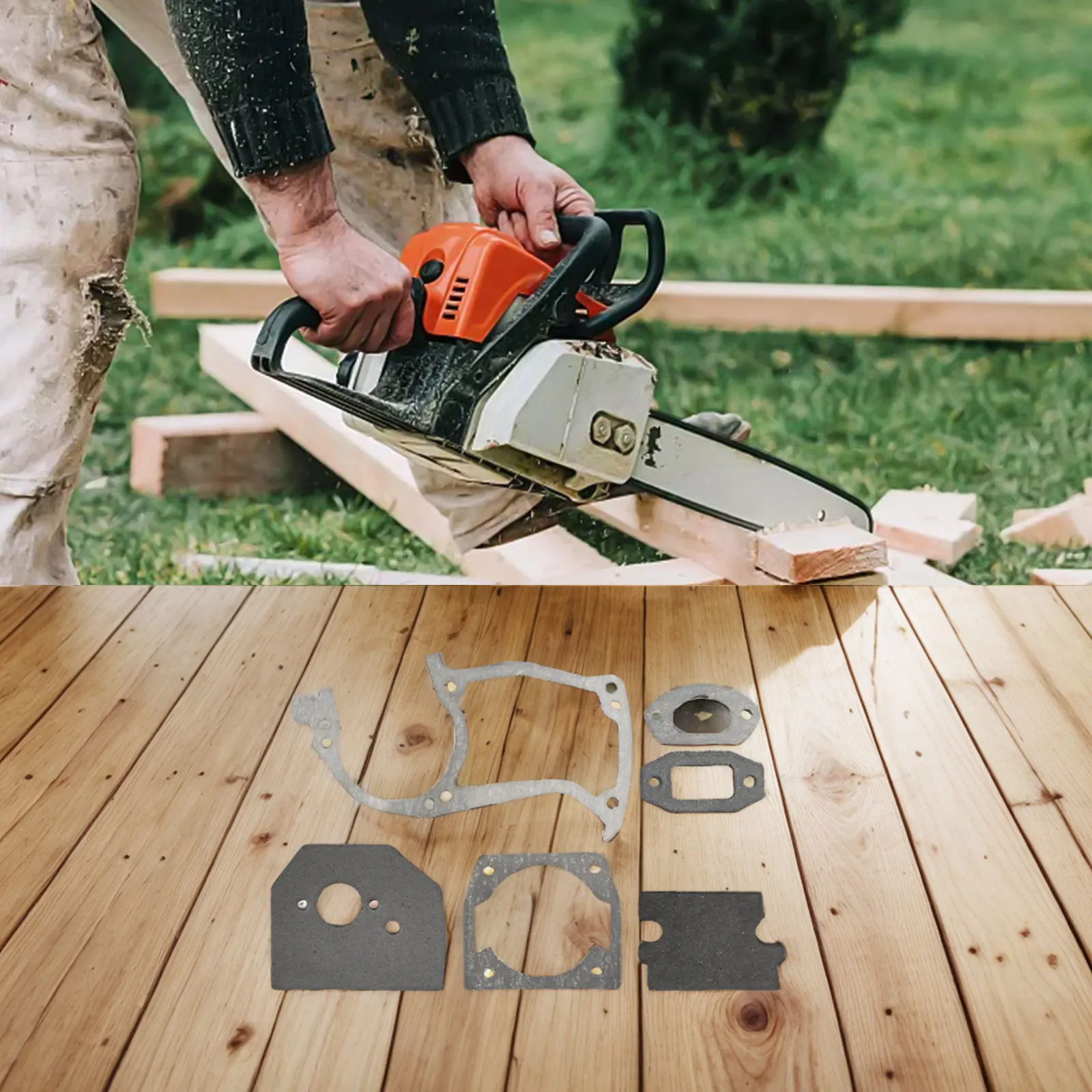 Functional Home Gaskets Tools Secure Tool Chainsaw Components Craftsmanship Paper Fiber Performance Power Reliable