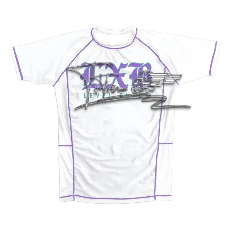 

V1 LXB AJJ V2 BLACK RASH GUARD Levelxblack Jersey T-shirt Quick Drying Gym Tee RANKED V2 RASH GUARD NIVEL NEGRO RAASH GUARD