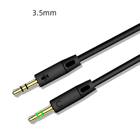 Y-splitterkabel 3,5 mm 2 i 1 hane till hona AUX-ljudkabel MP3 MP4 stereokontaktadapter för headset hörlurar dator 6 best sales jack-splitter - №6