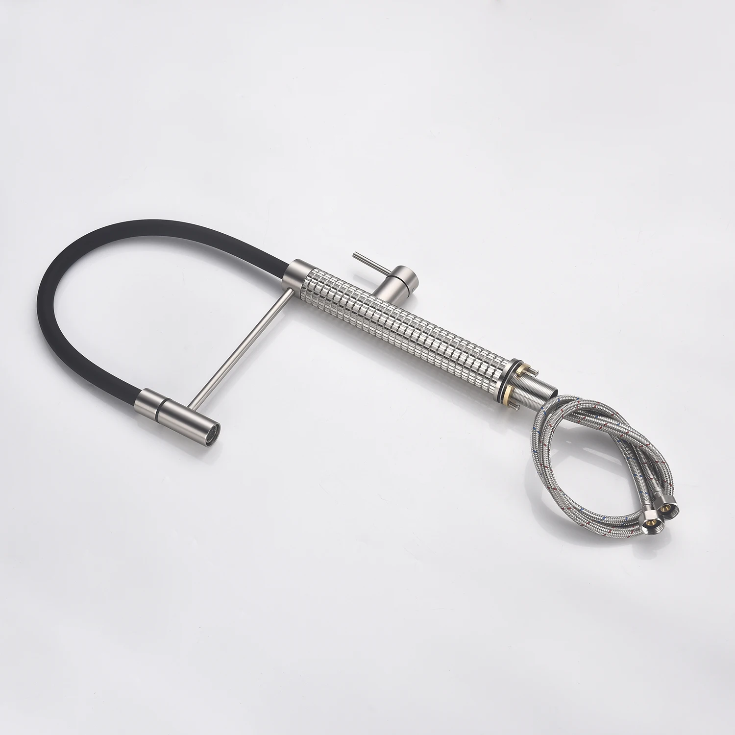 رخيصة الفاخرة النحاس الحمام مياه الحنفية رافعة واحدة نحى الذهب سحب أسفل الربيع رذاذ صنبور المطبخ بالوعة خلاط #3