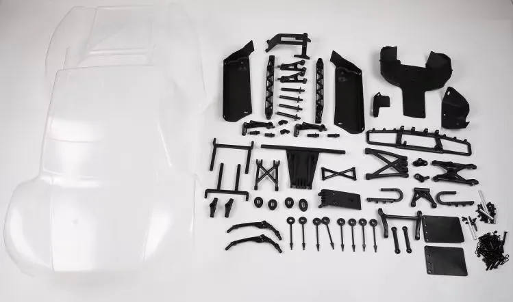 ROVAN ROFUN KM HPI BAJA 5SC 用カーシェルアップグレード変換キット