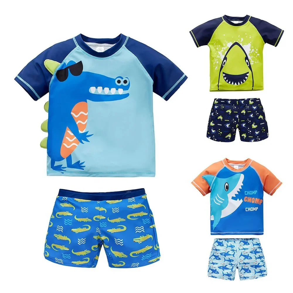 Children's Swimsuit 2024 Summer New Shark 1-8Y Children's Swimwear Boys' Baby Swimwear Baby Girl Swimwear Kids Swimwears