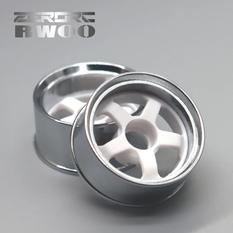 Rw00 22mm Electroplated Wheel Hub Mr03 Adjustable Degree Offset For Zerorc Rc Drift Car