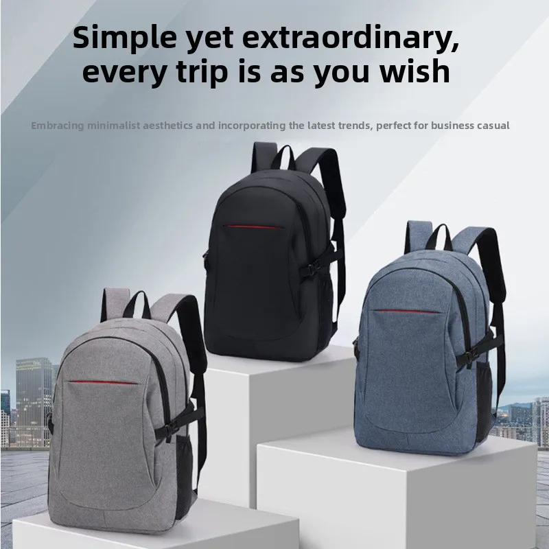 Europe and the United States new simple business casual Joker backpack campus student bag simple travel computer bag.