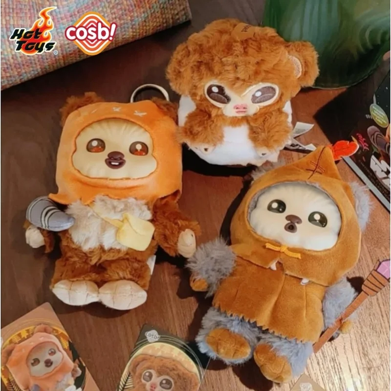 

New HotToys Original In-Stock Ewok COSBI Series 2 Vinyl Figure Blind Box Bag Pendant Desktop Collection Ornament Toys Gifts