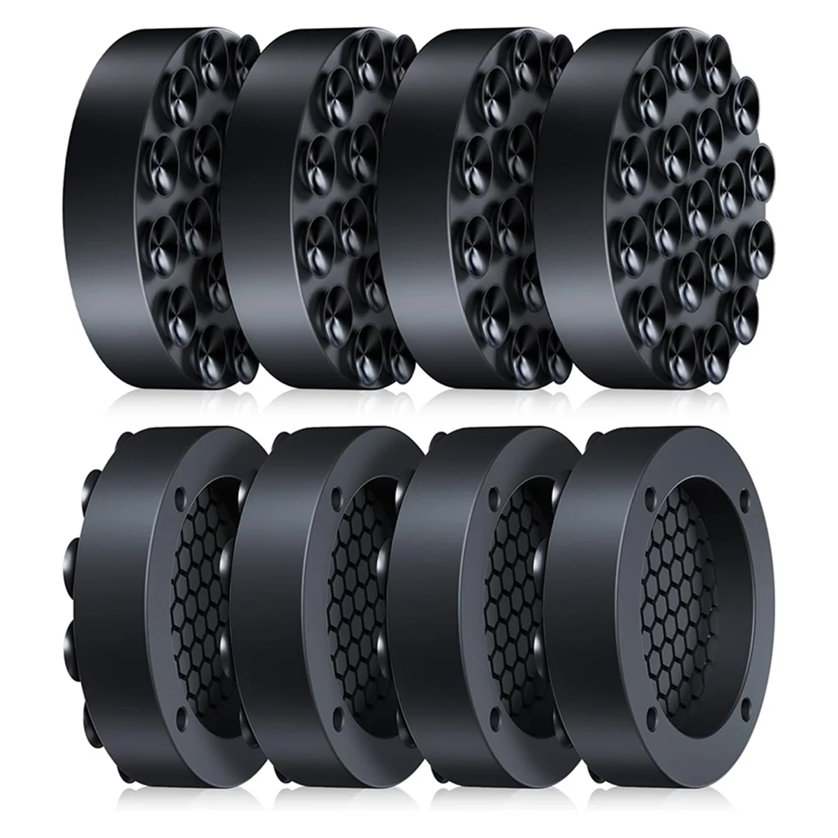 

A13G-Anti Vibration Pads for Washing Machine with Strong Adsorption Suction Cup, 8 Pack Non-Slip Rubber Stabilizer Support