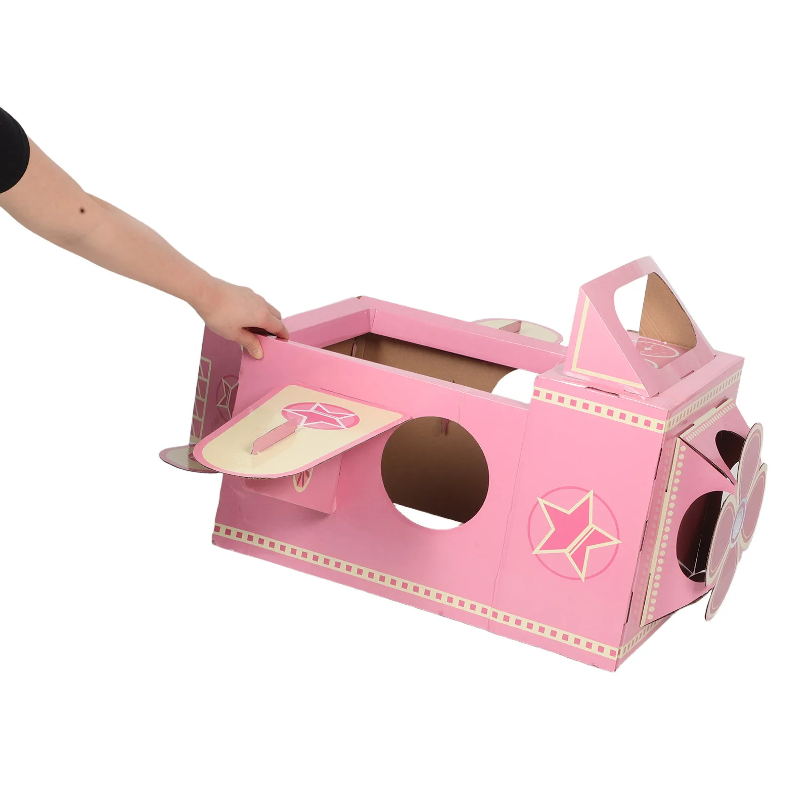 Diy Paper Aircraft Cardboard Toy Creation Airplane Model Playset Kids Toys for Toddlers Construction
