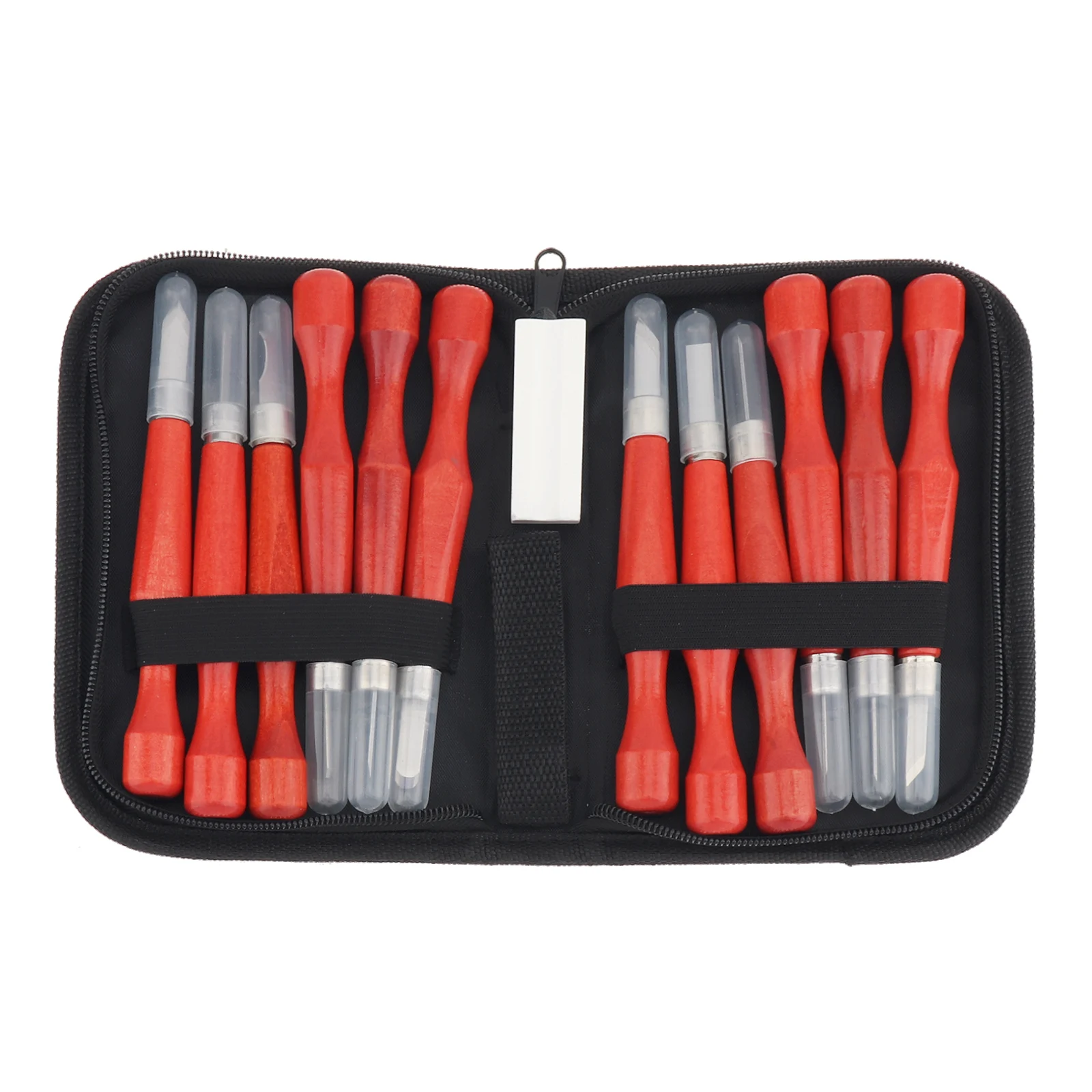 12 pcs Wood Carving Chisels SKS7 Steel Wood Carving Chisel Set for Wood Carving, Wood Working Chisels with Wood Handle