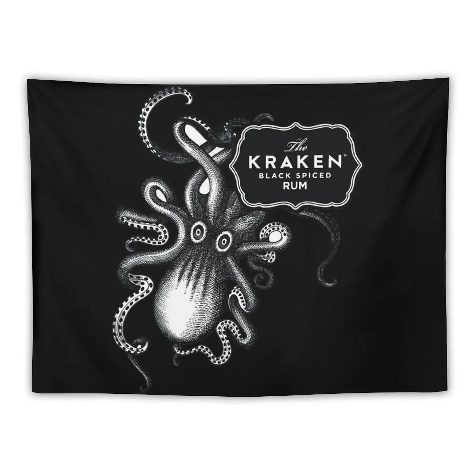 

Kraken Rum Tapestry Decorations For Your Bedroom Room Decor For Girls Aesthetic Room Decorations Hanging Wall Tapestry