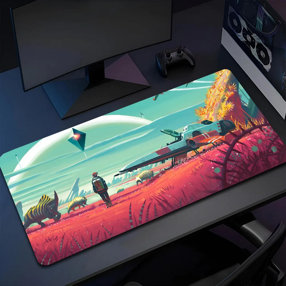 1pc STEM hot  games N-No Man's Sky Non-slip Mouse Pad Suitable For Office Computers Laptops E-sports Game Desk Mats XXL Keyboard