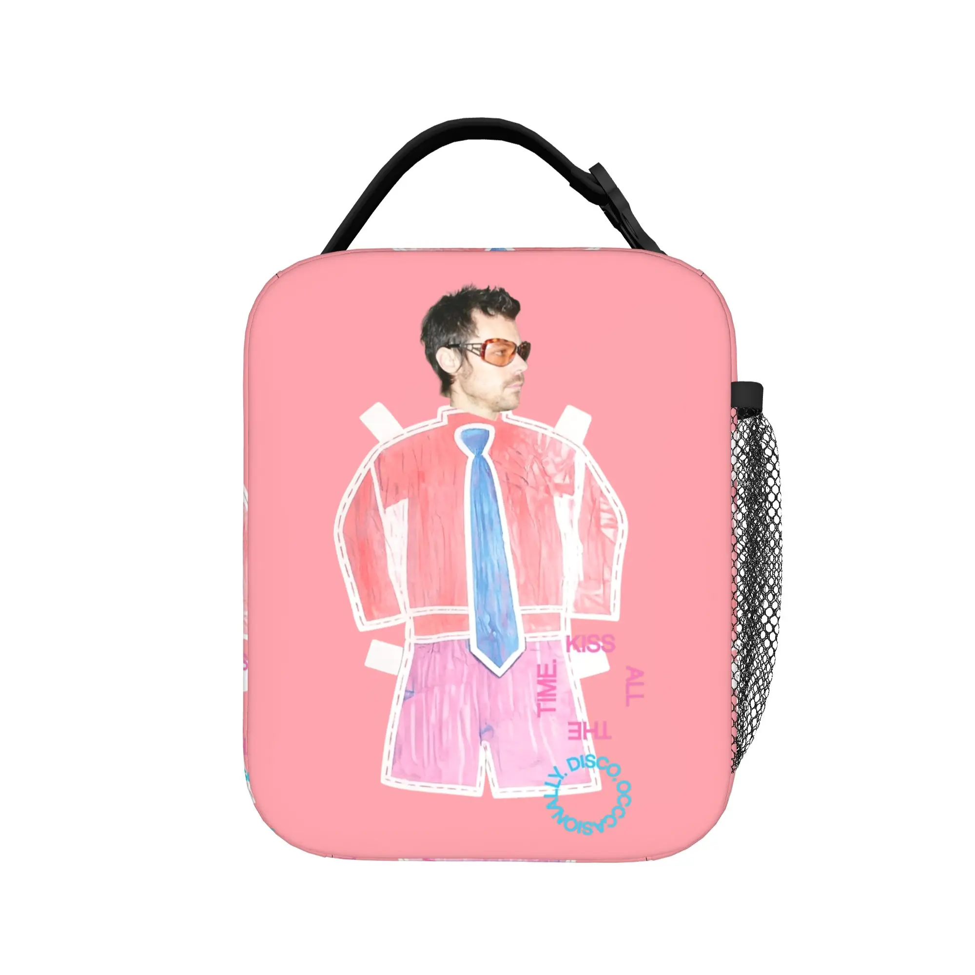 Harrys Styles Thermal Insulated Lunch Bag for Work Singer Portable Bento Box Cooler Thermal Lunch Boxes