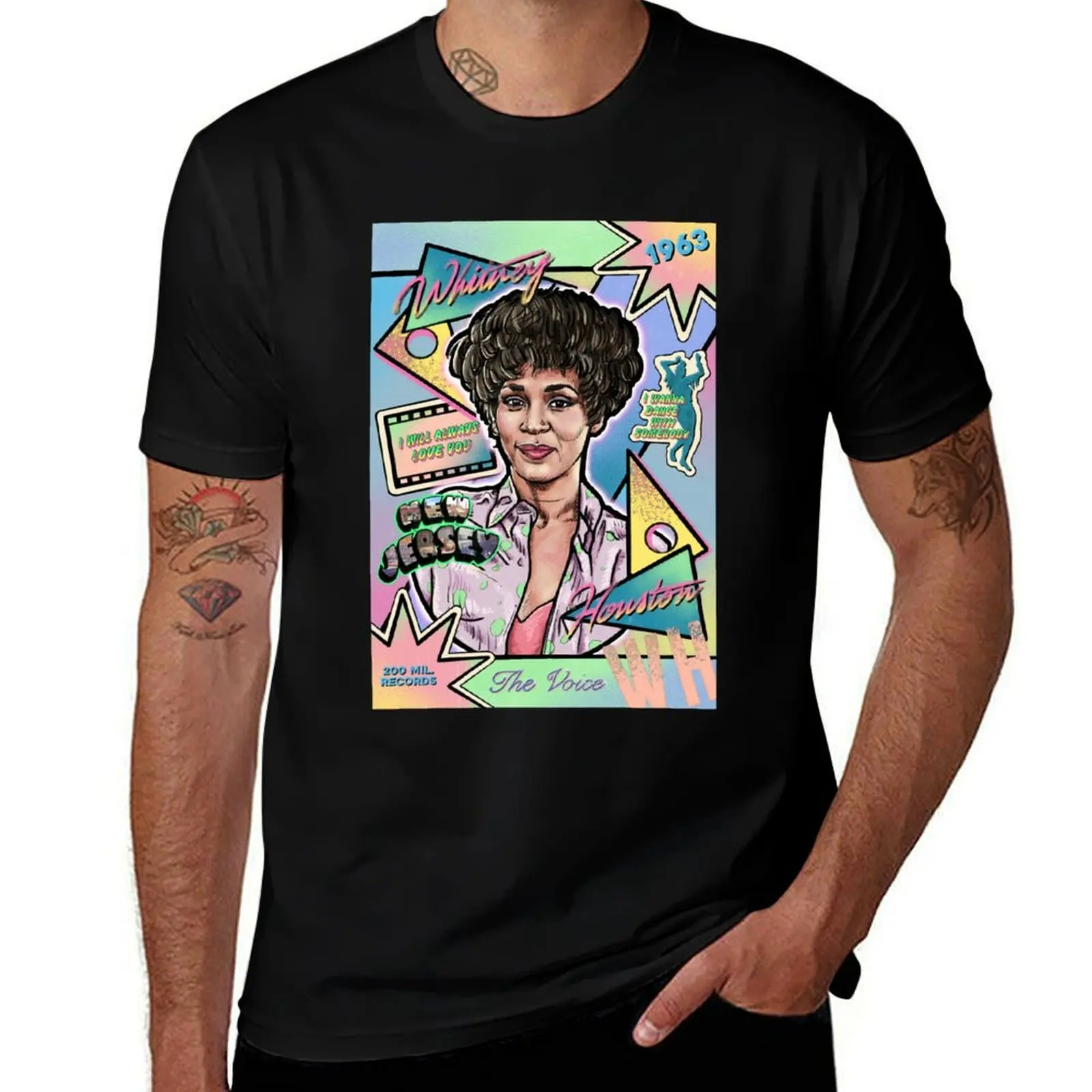 Whitney Houston T-Shirt Lightweight Running T-Shirt