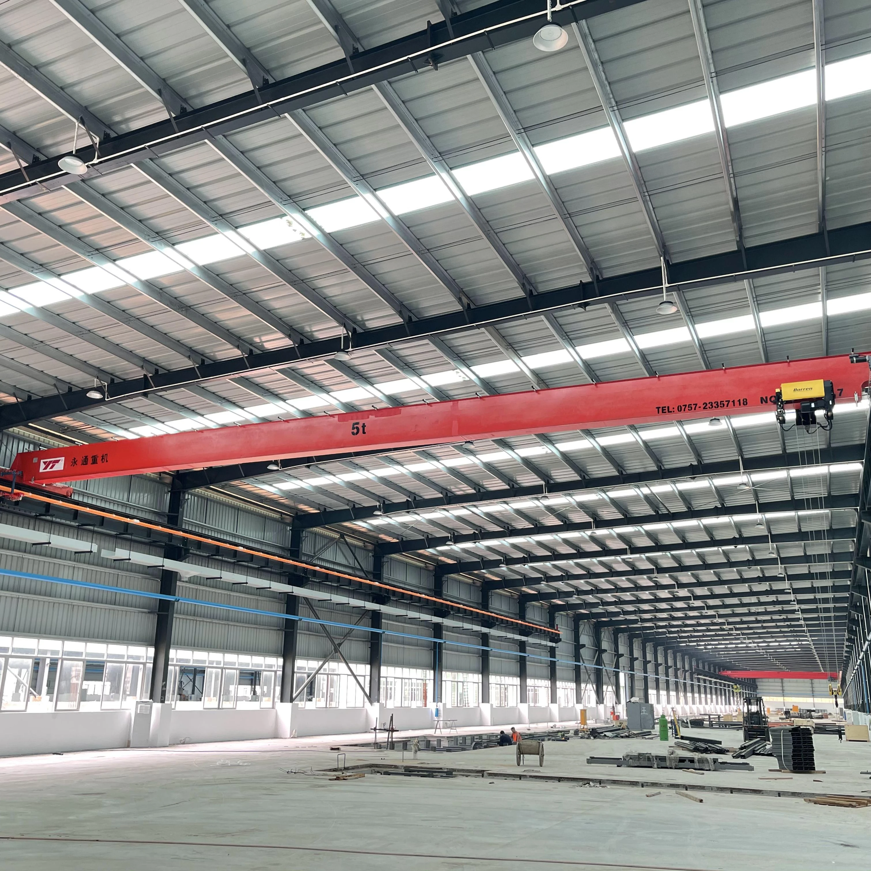 5~20ton Single Girder Overhead Crane for Manufacturing Plant Use