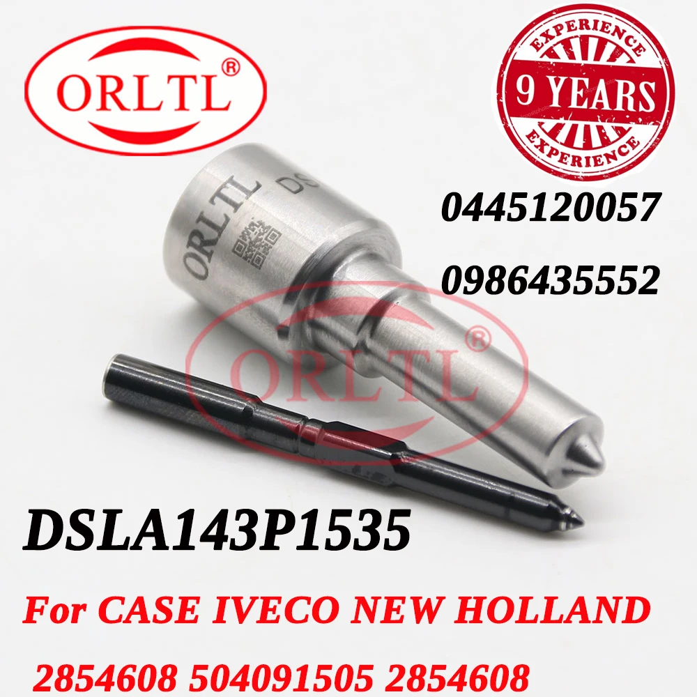 0445120057 Auto Fuel Injector Nozzle DSLA143P1535 Diesel injector nozzle 0 433 175 456 for IVECO NEW HOLLAND 2854608 504091505