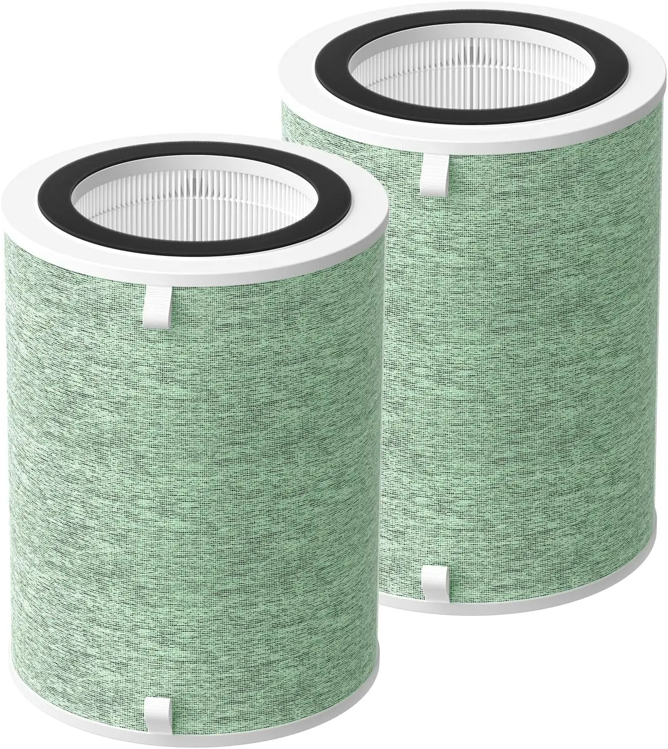High-Efficiency 4-in-1 Air Purifier Replacement Filter for Large Rooms, Odor & Smoke Removal, 2-Pack