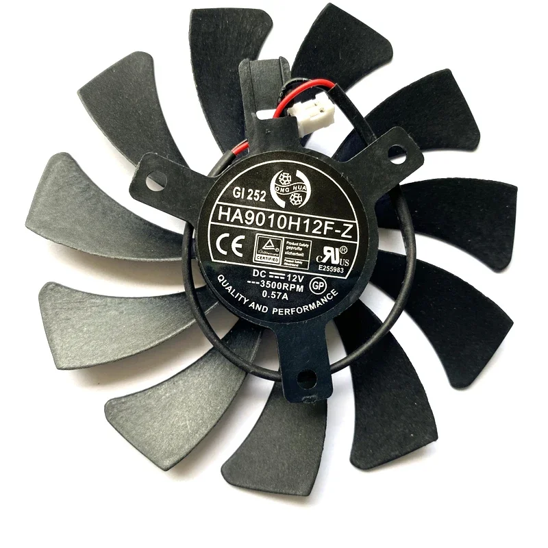 Cooling Fan 85mm Graphics card fan HA9010H12F-Z XY-D09010SM DC12V 2PIN Geforce MSI GTX 1650 AERO ITX 4G OC GPU