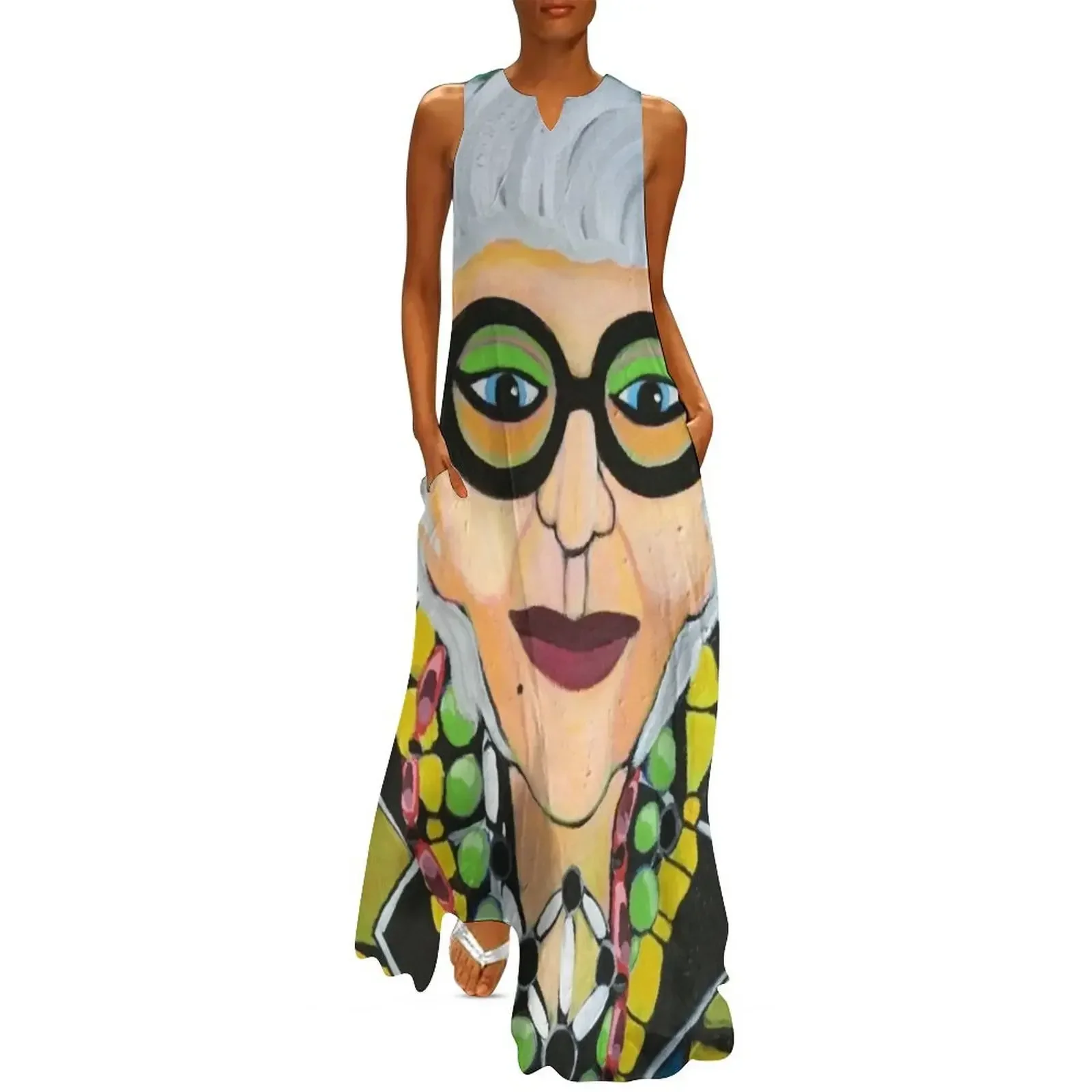 

Iris Apfel More is More Long Dress Beachwear dresses korean style dresses women summer 2025 Dress