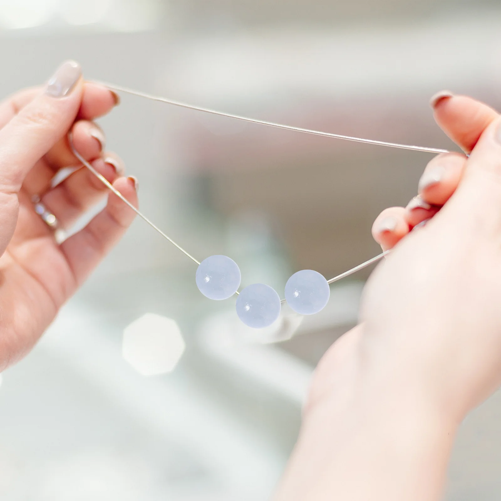 

2 Strings Jade Beads DIY Accessories Spacer Beads for Bracelet Necklace Earring Jewelry Making Supplies Earring Making Charms